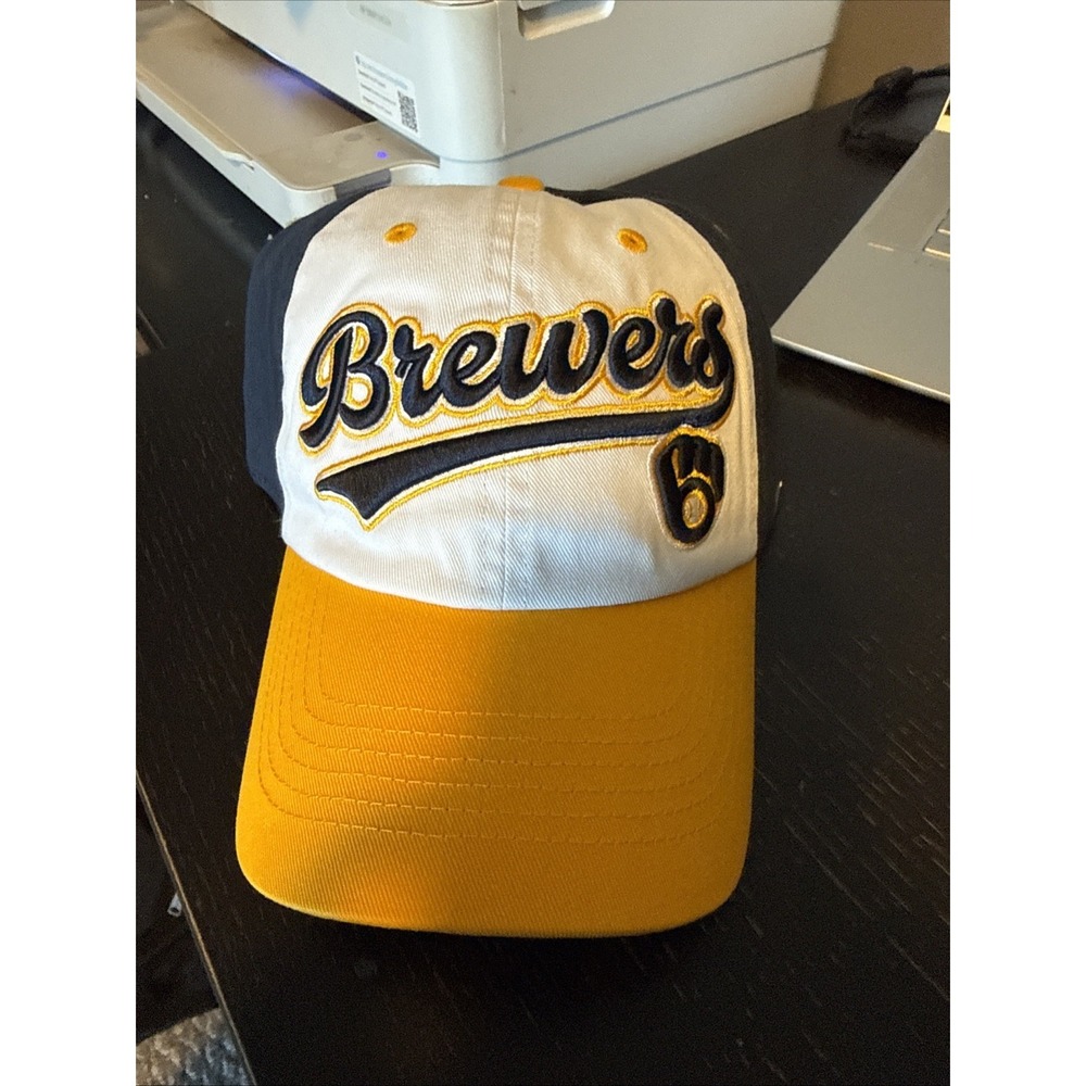 Milwaukee Brewers Hat Kids Scooter 47 Clean up brand Baseball Cap OSFM MLB‎